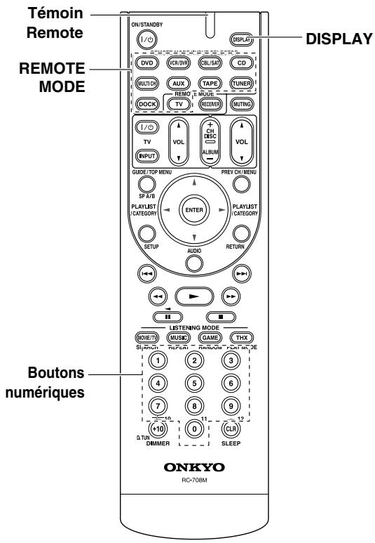 ONKYO HT-S9100THX - Entrer un code de télécommande - 1