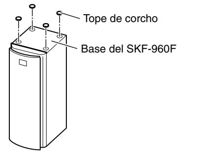 ONKYO HT-S9100THX - Utilizar los topes de corcho para una plataforma más iterable - 1