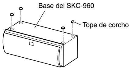 ONKYO HT-S9100THX - Utilizar los topes de corcho para una plataforma más iterable - 2