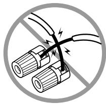 ONKYO HT-S9100THX - Precauciones durante la connexion de los altavoces - 1