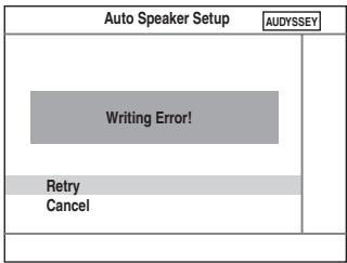 ONKYO HT-S9100THX - Writing Error! - 1