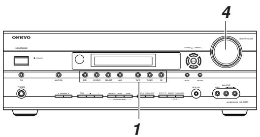 ONKYO HT-S9100THX - Fonctionnement élémentaire de l'ampli-tuner AV - 1