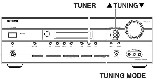 ONKYO HT-S9100THX - Ecouter des stations AM/FM - 1