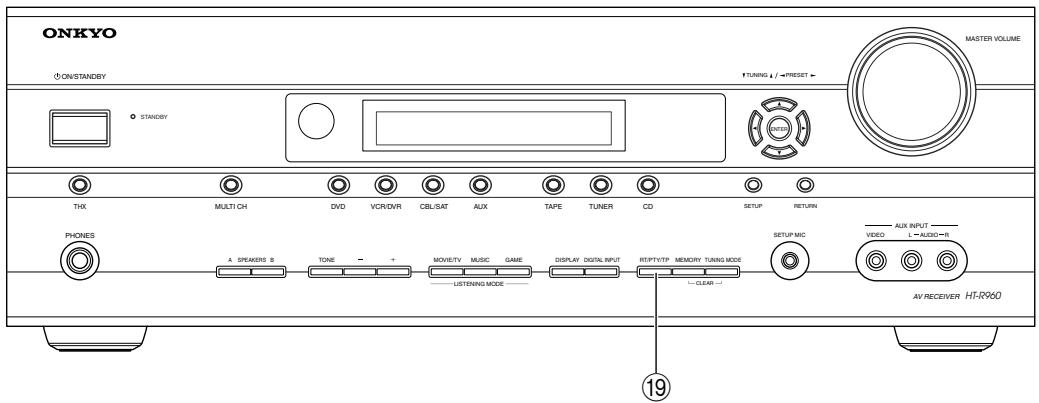 ONKYO HT-S9100THX - Panneau avant - 2