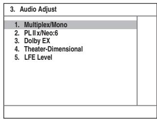 ONKYO HT-S9100THX - Utilisez les boutons haut/bas [▲]/[▼] pour désir un paramètre et appuyez sur [ENTER]. - 1