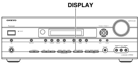 ONKYO HT-S9100THX - Affichage d'informations AM/FM radio - 1