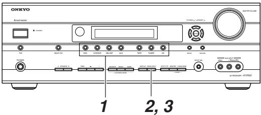 ONKYO HT-S9100THX - Configuration de la sélection automatique d'entrées numériques - 1