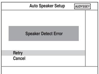 ONKYO HT-S9100THX - Speaker Detect Error (Error en la detectación de altavoces) - 6