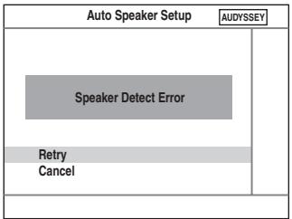 ONKYO HT-S9100THX - Speaker Detect Error - 6