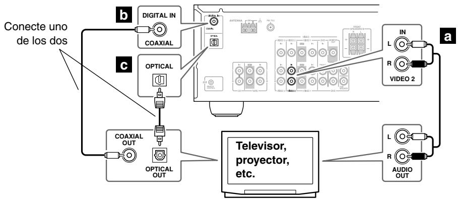 ONKYO SKC-330C - Conectar el televator o el projector - 2