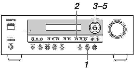 ONKYO SKC-330C - Buscar emisoras por tipo (PTY) - 1