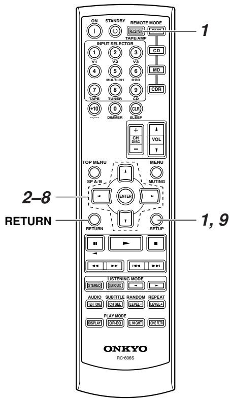ONKYO SKM-330S - Cambiar la pantalla TAPE/MD/CDR - 2