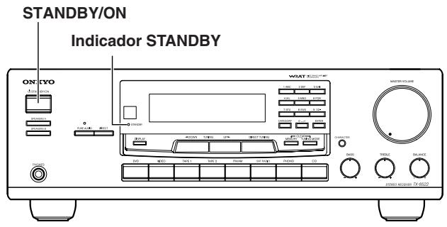 ONKYO TX-8222 - Encender el receptor - 1
