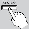 ONKYO TX-8222 - Pressez le bouton [MEMORY]. - 3