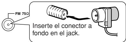 ONKYO TX-8222 - Instale la antenna FM, como se muestra. ■ Modelos norteamericanos - 1