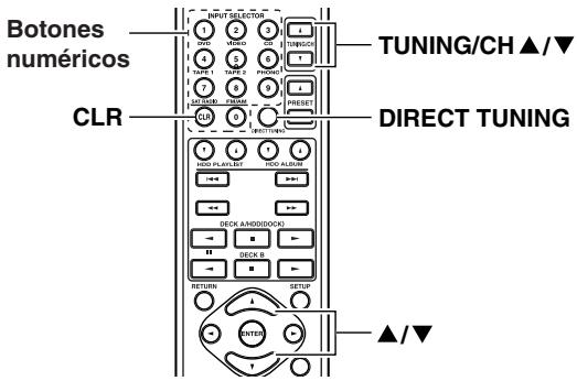ONKYO TX-8222 - Escuchar emisoras AM/FM - 5