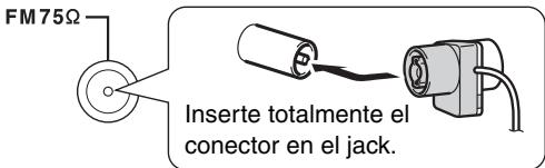 ONKYO TX-SR607 - Acople la antenna de FM segun se muestra. - 2