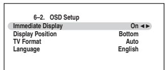 ONKYO TX-SR607 - Utilisez les touches Haut et Bas [▲]/[▼] pour sélectionner « 2. OSD Setup», puis appuyez sur [ENTER]. - 1