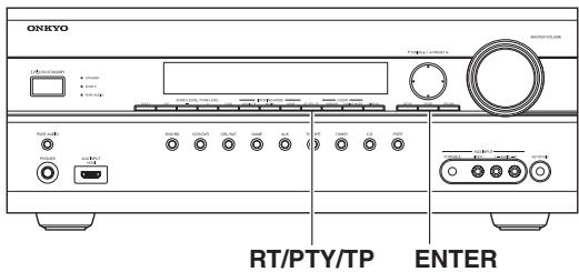 ONKYO TX-SR607 - Écoute d'informations sur la circulation routière (TP) - 1