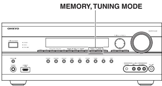 ONKYO TX-SR607 - Eliminación de presintonías - 1