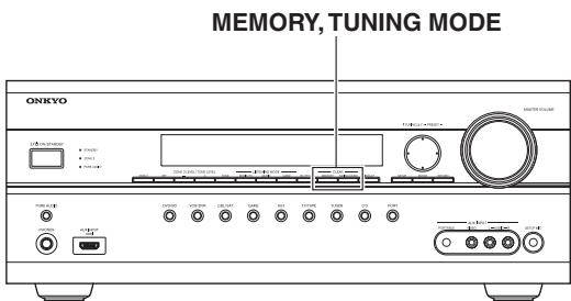 ONKYO TX-SR607 - Suppression d'une station pré-réglée - 1