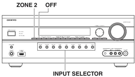 ONKYO TX-SR607 - Contrôle de la zone 2 à partir du ampli-tuner AV - 1