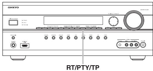ONKYO TX-SR607 - Visualización de texto de radio (RT) - 1