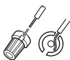 ONKYO TX-SR607 - Branchement des cables d'enceinte - 4