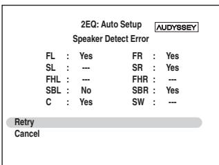 ONKYO TX-SR607 - Speaker Detect Error - 4