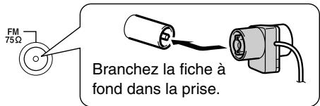 ONKYO CR-715 - Connexion de l'antenne FM interieure - 1