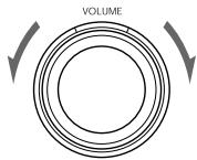 ONKYO CR-715 - Réglage du volume - 1