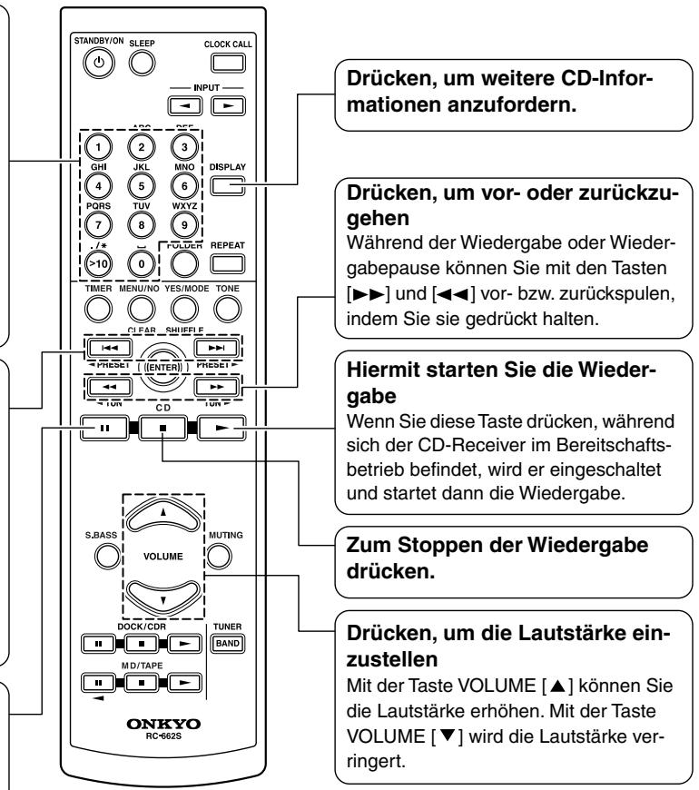 ONKYO CR-715 - Hiermit kann die Wiedergabe zeitweilig angehalten werden. - 1