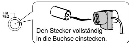 ONKYO CR-715 - Die UKW-Antenne wie abgebildet anschließen. - 1