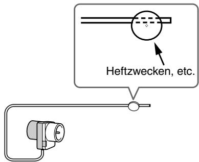 ONKYO CR-715 - Verwenden Sie zur Befestigung der UKW-Antenne Heftzwecken oder Ahnliches. - 1