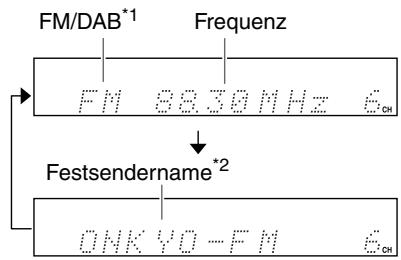 ONKYO CR-715 - Anzeige von Senderinformationen - 2