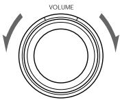 ONKYO CR-715 - Einstellen der Lautstärke - 1