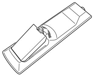 ONKYO CR-715 - Einlagen der Batterien - 3
