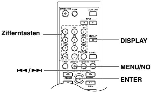 ONKYO CR-715 - Benennen der Speicher - 1