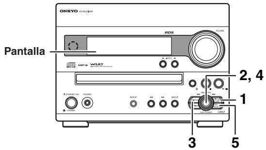 ONKYO CR-N7 - Denominación de un canal programado - 1