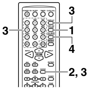 ONKYO CR-N7 - Immissione dei caratteri tramite il telecomando - 1