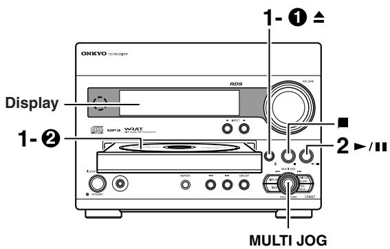 ONKYO CR-N7 - Riproduzione dei CD - 1