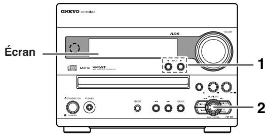 ONKYO CR-N7 - Écoute d'une station FM/AM - 1