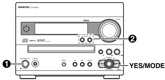 ONKYO CR-N7 - Recherche manuelle d'une station radio - 1