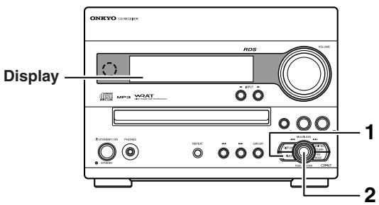 ONKYO CR-N7 - Attivazione e disattivazione dei timer - 1