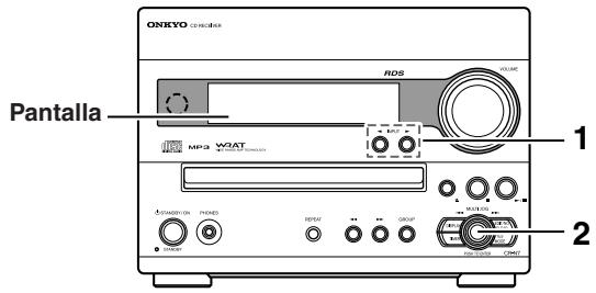 ONKYO CR-N7 - Audición de una emisora FM/AM - 1