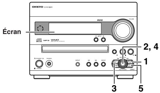 ONKYO CR-N7 - Donner un nom à un canal programme - 1