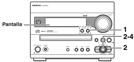 ONKYO CR-N7 - Programación de las emisoras FM automatistically – Programación automatística - 1