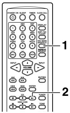 ONKYO CR-N7 - Para anular la configuración: - 1