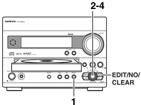 ONKYO CR-N7 - Selezione dei brani MP3 nel modo Navigazione - 1