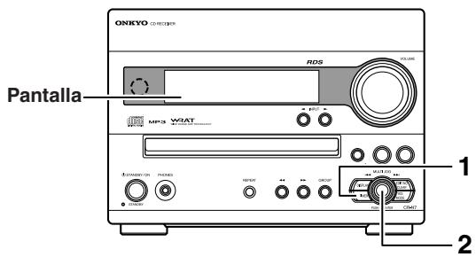 ONKYO CR-N7 - Activación y desactivación del temporizador - 1